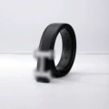 Plain weave-silver buckle