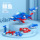 Lele Brothers Mini Street View совместим с моделью здания Lego City, детской образовательной сборкой, строительным блоком, игрушкой-подарком mini 48