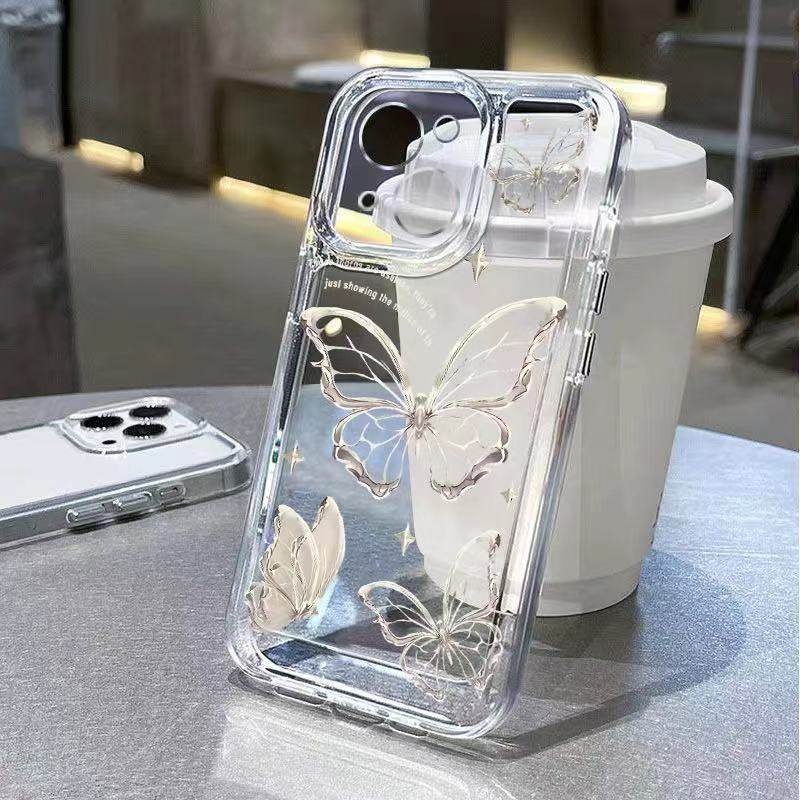 Full Screen Butterfly Design Suitable for Apple 17 Pro Max Phone Case iPhone 16 Girly 14 Pro Cool 15 Shockproof 13