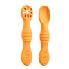 Cross-Border Silicone Spoon Baby Food Supplement Licking Spoon Baby Learning to Eat Training Silicone Soft Spoon Rice Cereal Feeding Sticky Spoon