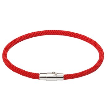 Small wholesale innovative Valentine's Day gift for couples lucky red rope jewelry this life year magnet buckle bracelet