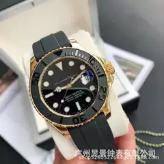AliExpress Laojia Platinum Yacht Automatic Mechanical Watch Luminous Waterproof Rubber Strap Ceramic Ring Cross-border Batch