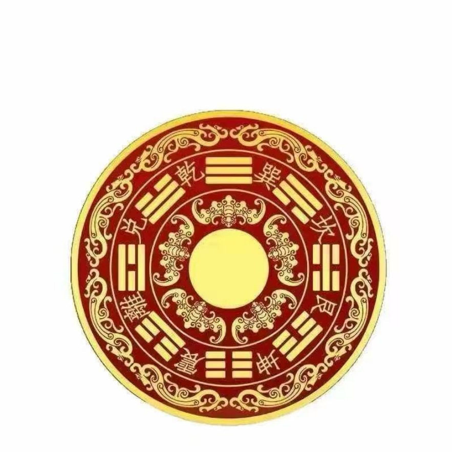 【老师推荐】八卦福纹洗衣机贴解决洗衣机在阳台摆放问题装饰贴画