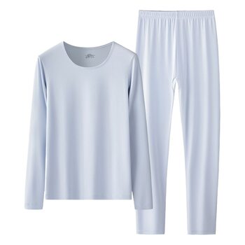 Luxurious 80-Count Lenzing Modal Autumn and Winter Women's Bottoming Thermal Underwear Set Long-Sleeved Thin Autumn Clothes and Autumn Pants