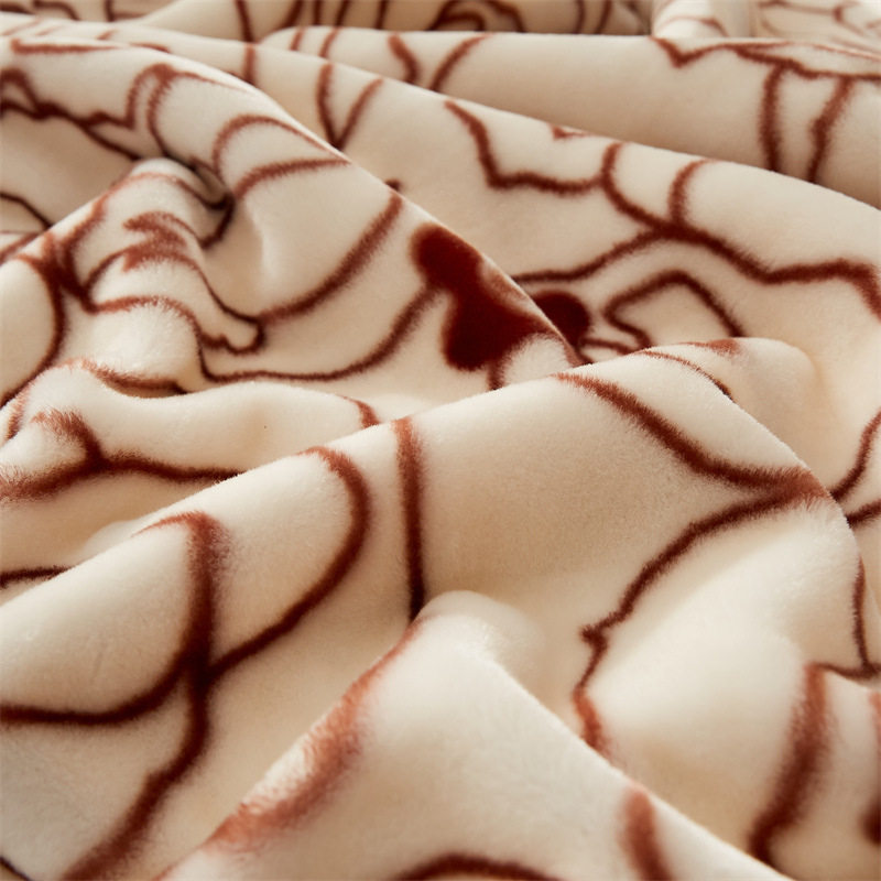 Blanket Ceiling Thickened Raschel Cloud Blanket Wedding Printing Winter Blanket Wholesale Vintage Double Blanket