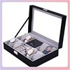 Display watch storage box wholesale watch home ready stock 6-bit watch 12-bit 3-pack leather box