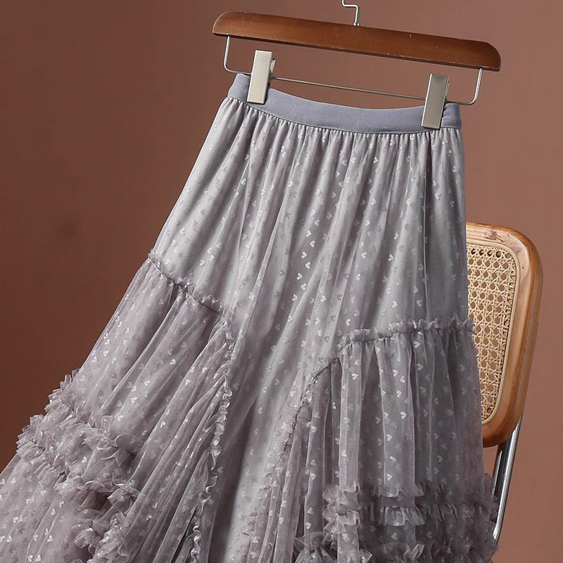Mesh High-Waisted Skirt — Image 19