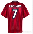 1998 england away number 7 star