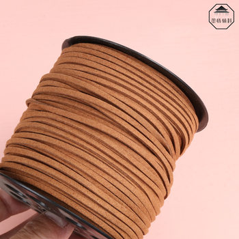 3mm Leather Rope Korean Velvet Buckskin Suede Rope DIY Jewelry Hand Tie Gift String Decoration Souvenir Accessories