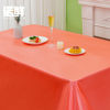 Disposable Plastic Tablecloth Thickened Food Grade PE Square Tablecloth Long Round Table Household Dinner Convenient Banquet Catering