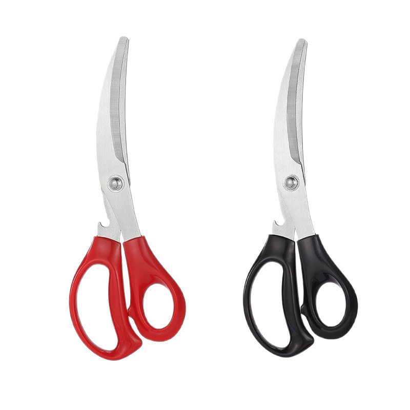 Kitchen Stainless Steel Barbecue Scissors Household Multifunctional Barbecue Scissors Korean Barbecue Restaurant Special Steak Barbecue Scissors