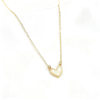 Ins Style Popular White Oil Dripping Heart Necklace for Women 2025 Niche Design Exquisite Clavicle Chain Elegant Necklace