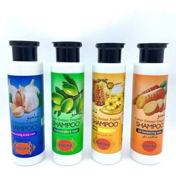 Factory wholesale parya Shampoo Shampoo garlic aloe export English Shampoo 500ml