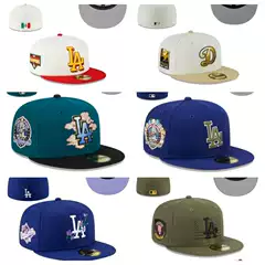 LA Los Angeles Dodgers Side Embroidered Size Hat Closed Hat Baseball Hat Sunscreen Hat Embroidery