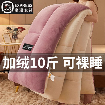 Blanket, Thickened for Winter, Throw Blanket, Autumn and Winter Coral Fleece Small Quilt, Student Dormitory Nap Sofa Milk Velvet Blanket
