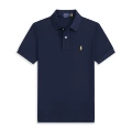 Polo sapphire blue yellow label