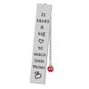 Cross-border hot titanium steel bookmark in stock wholesale metal stainless steel bookmark can be to map laser lettering plus logo