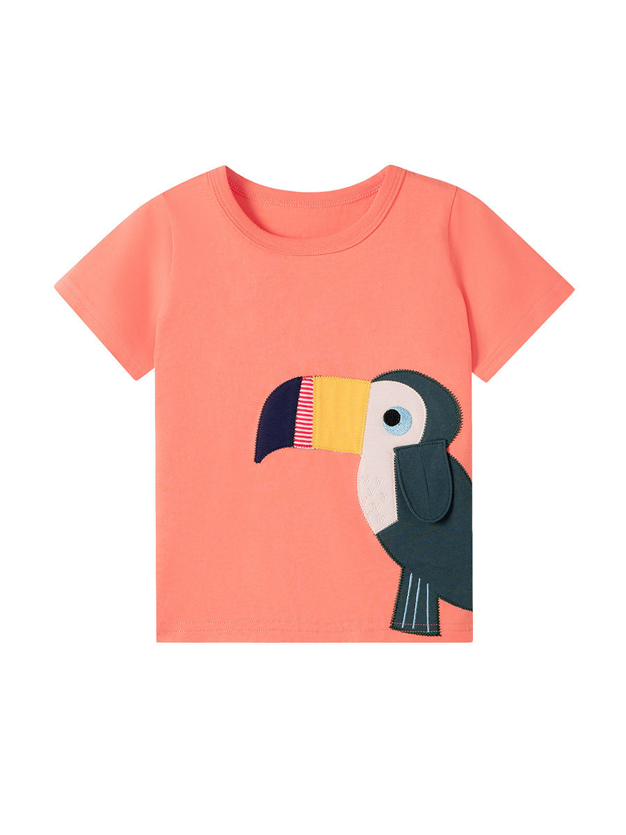 Kids' T-shirt, Summer Short-sleeve Cute Kids' Top, Toddler & Kids' Cotton Children's Clothing