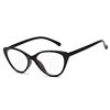 Red Book Internet Celebrating Popular Style Flat Glasses Cat's Eye Academic Style Frame Anti-blue Glasses Metal Hinge Glasses Frame for Women