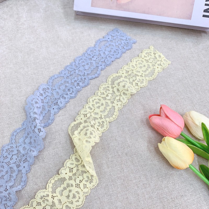 Đầm dây hoa in lãng mạn phối ren đuôi cá nữ — Màu hồng vàng phiên bản thông thường, Màu xanh vàng phiên bản thông thường
