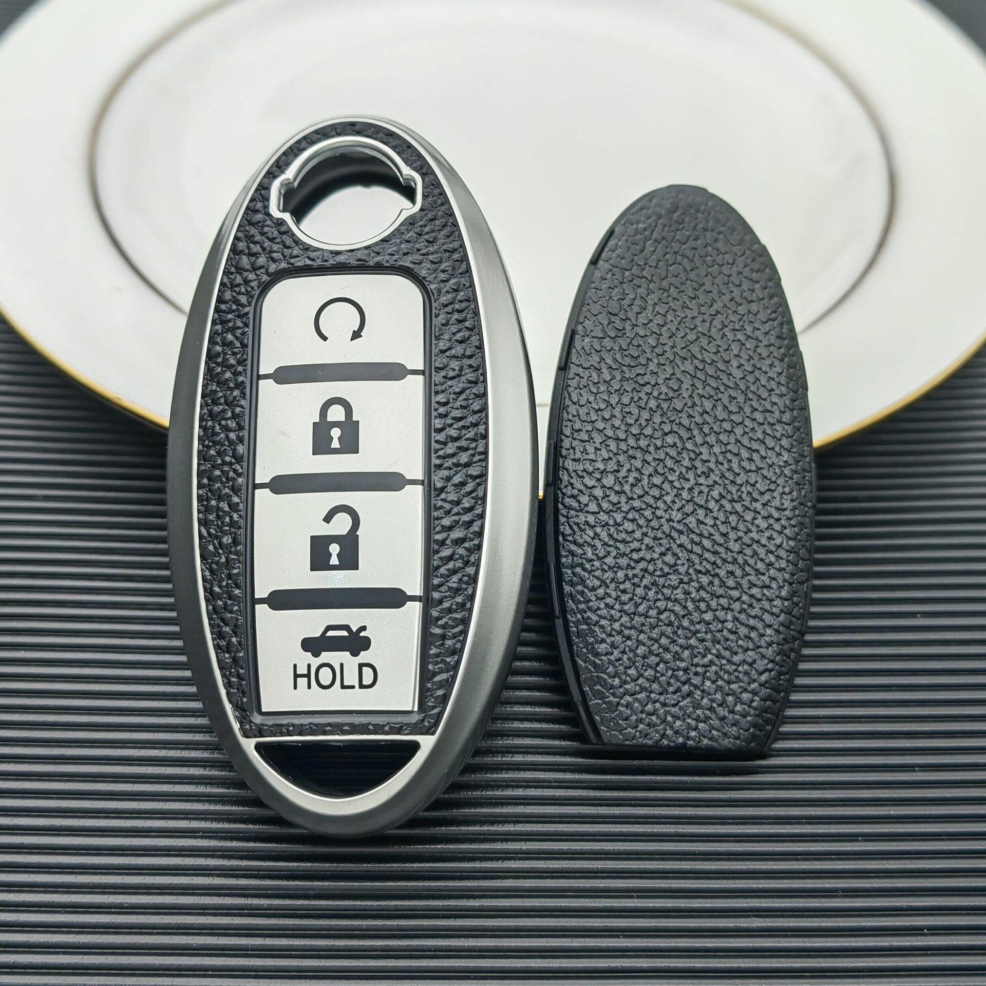 Suitable for Nissan key case new Teana Xuanyi Qida Qijun Blue Bird Tule qashke Nissan key case shell buckle