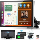9-дюймовый портативный рекордер Carplay беспроводной Android Auto smart screen автомобильный навигационный MP5-плеер