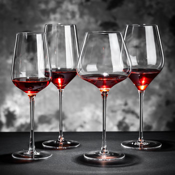 Crystal Red Wine Glass, High-End Set, Hotel Commercial High-Value Glass Goblet, Accessible Luxury High-End Wine Glass