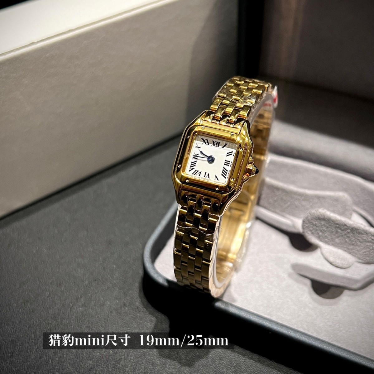 Взрывоопасные женские часы Kajia classic Cheetah Mini series в стиле ретро с квадратным кварцевым циферблатом, женские часы с квадратным вспомогательным циферблатом из нержавеющей стали Изображение 1
