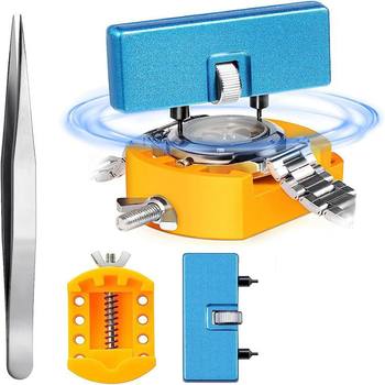 Watch Repair Tool Portable Metal Two-Prong Screw Opener Watch Back Cover Opener Battery Replacement Mechanical Watch