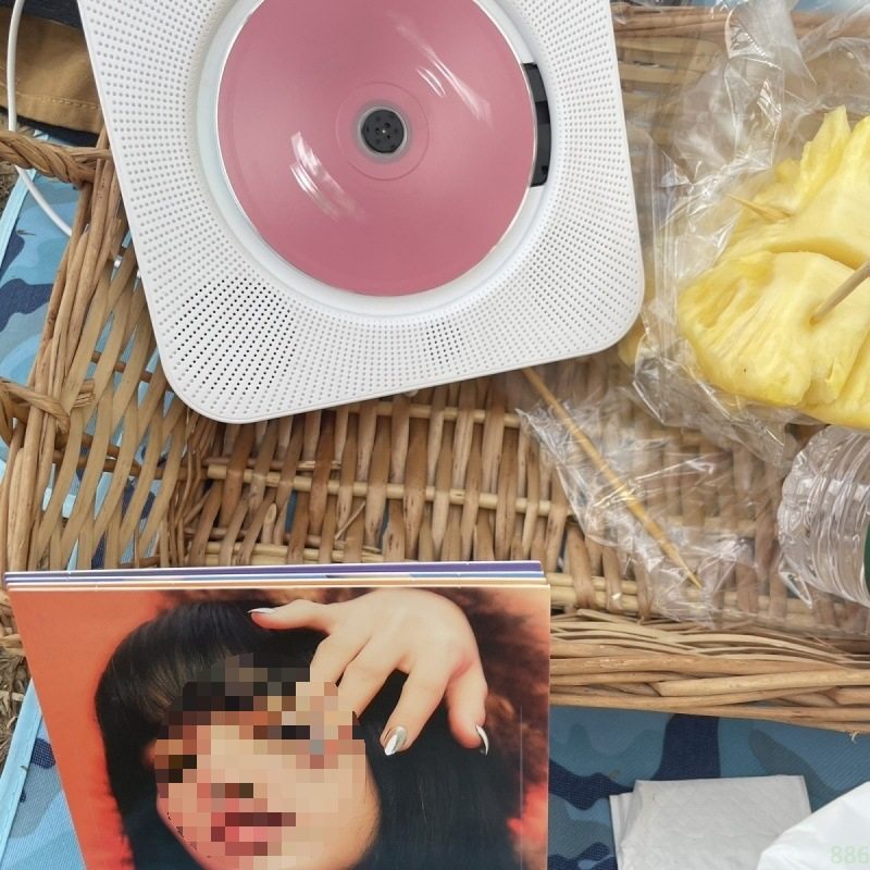 Wall-Mounted Cd Player Birthday Wall-Mounted Retro Album Player Bluetooth Audio Vinyl Ins