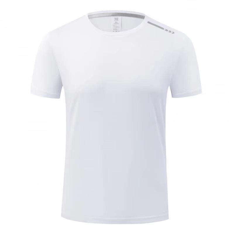 夏高品质圆领薄款透气速干T恤定制 户外运动跑步团建活动服印绣字