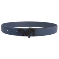 Amiri black buckle + blue
