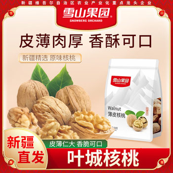Snow Mountain Orchard Yecheng Walnuts Thin-Skinned Walnuts Xinjiang Specialty Goods Walnuts 500g Bag Wholesale and Retail