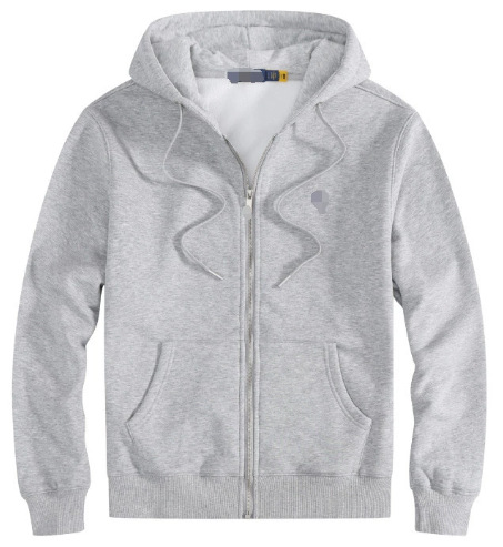 外贸爆款加绒小马秋冬RL连帽开衫纯色卫衣刺绣宽松大码保罗男装Po