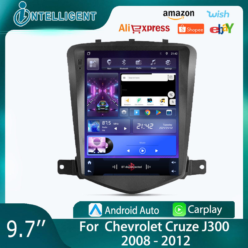 Suitable for Chevrolet Cruze 08-12 9.7 inch vertical screen central control large screen Android GPS car navigation one