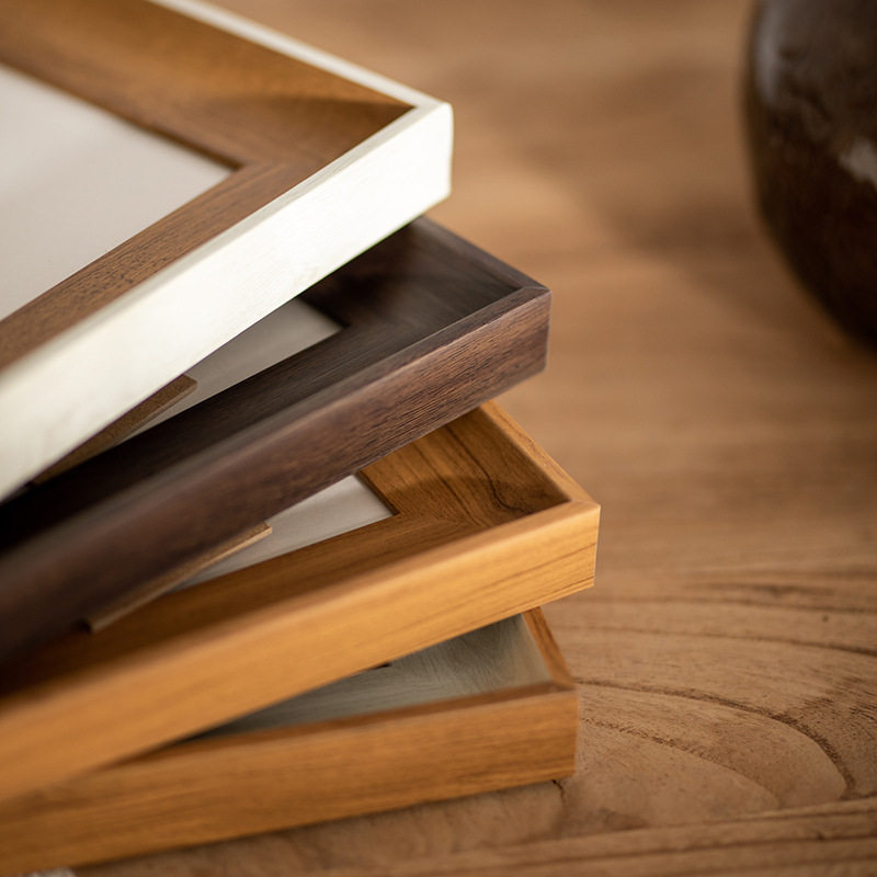 American simple picture frame square creative picture frame retro table 6 inch 7 inch 10 inch wall decorative picture frame wholesale