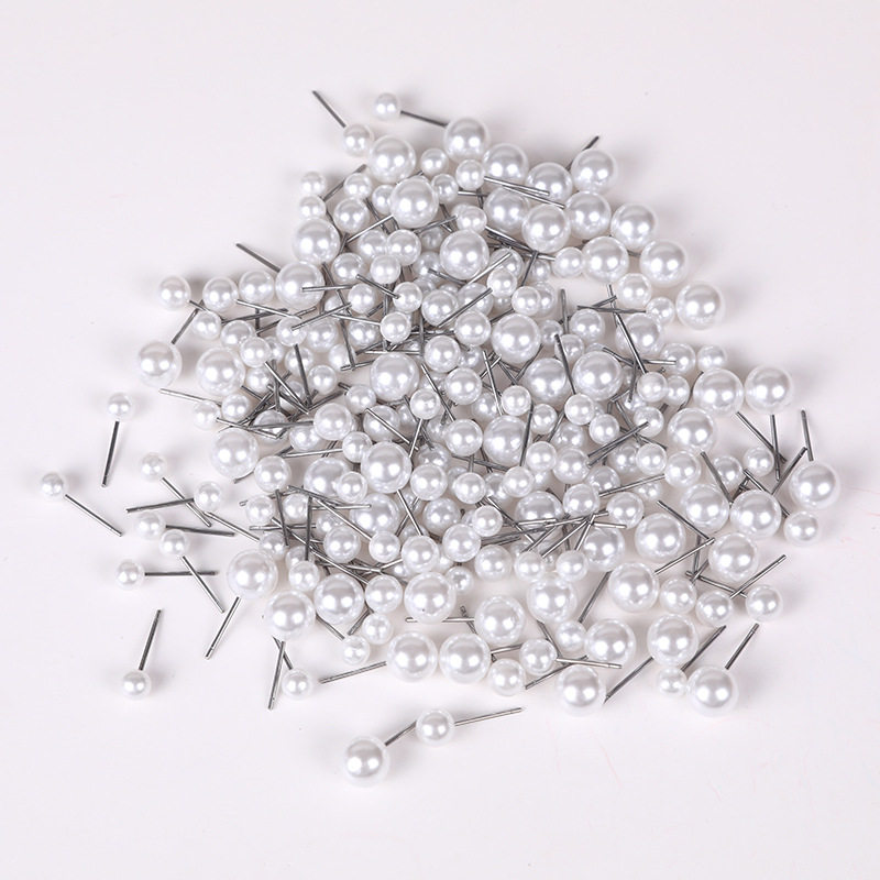 Cross-border Plush Animal Eyes Cartoon Black Bean Eyes Straight Rod Accessories DIY Accessories Black Doll Straight Cocoa Eyes