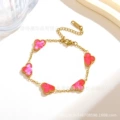 Gold Bracelet [Ruby Red]