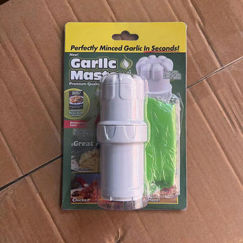 Cross-Border Export Garlic Press, Vegetable Cutter, Grinder, Kitchen Gadget Garlic Peeler, Garlic Masher
