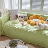 Cream Style Plush Sofa Towel Autumn and Winter Thick Warm Sofa Cover Ins Style One-Piece Living Room Sofa Cover