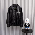 19 black (goo brand leather pearl embroidery)
