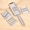 Multi-function vegetable cutter potato slice manual stainless steel grater kitchen vertical vegetable cutter cross-border hot products