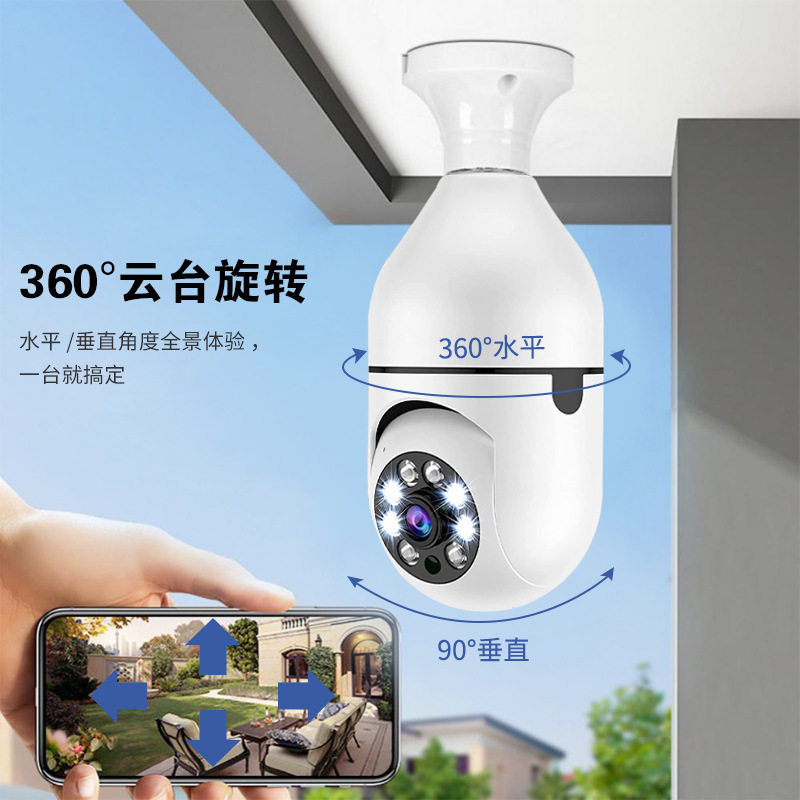 2 Million Pixel Light Bulb Manufacturer Directly Supplies Yiiot Cloud Ant Wireless Wifi High-Definition 1080 Night Vision Surveillance Camera