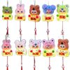 Glowing Plush Cartoon Plastic Lantern, Cute Baby Three-Year-Old Portable Lamp, Popular Children's Toy, Night Market Street Stall