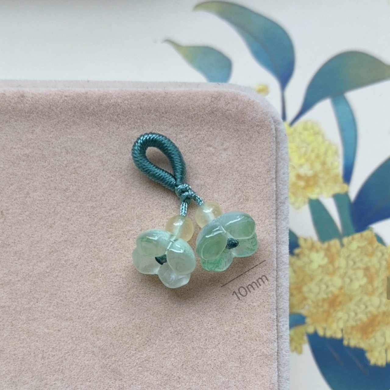 Wholesale osmanthus pendant bracelet small pendant handmade diy accessories small slip lady gentle style bracelet beads