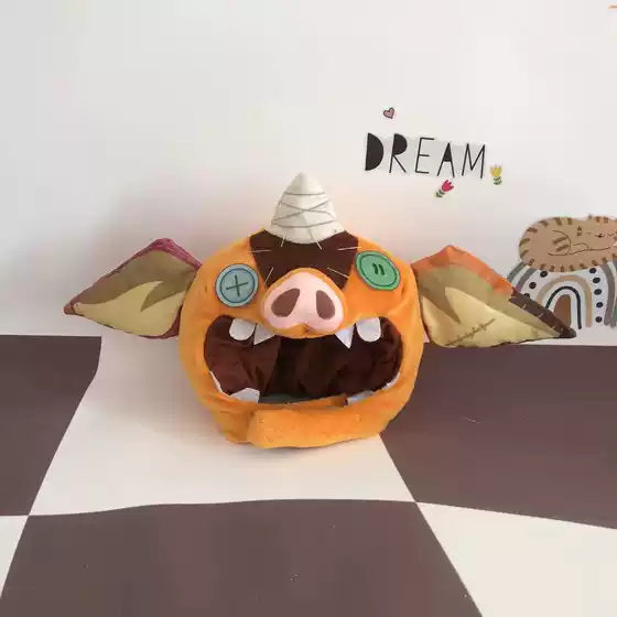 New Selda peripheral Linke pig head pet hat mini pig head cover dog shooting props large quantity discount