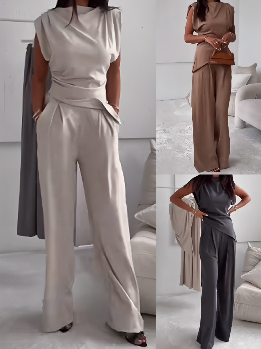 2025 spring and summer Europe and America Amazon independent station cross-border foreign trade new leisure fashion suit