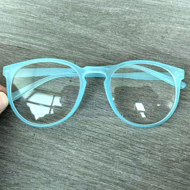 Spicy Girl Pink Non-Prescription Glasses Frame Makes Face Look Smaller, Cute Subculture Photo Cosplay Japanese Style Cute Decorative Glasses Set