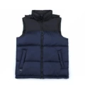 Navy blue down vest