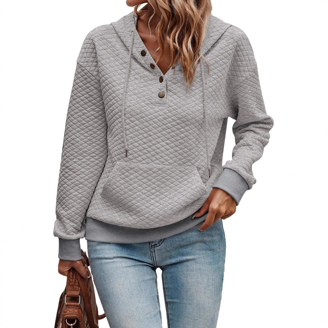 Autumn Long Sleeve Cardigan Solid Color Button Detail Lightweight Casual Wear Versatile Layering Wholesale